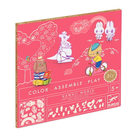 Djeco - Colour Assemble Play kit - Kawaii World | Scout & Co