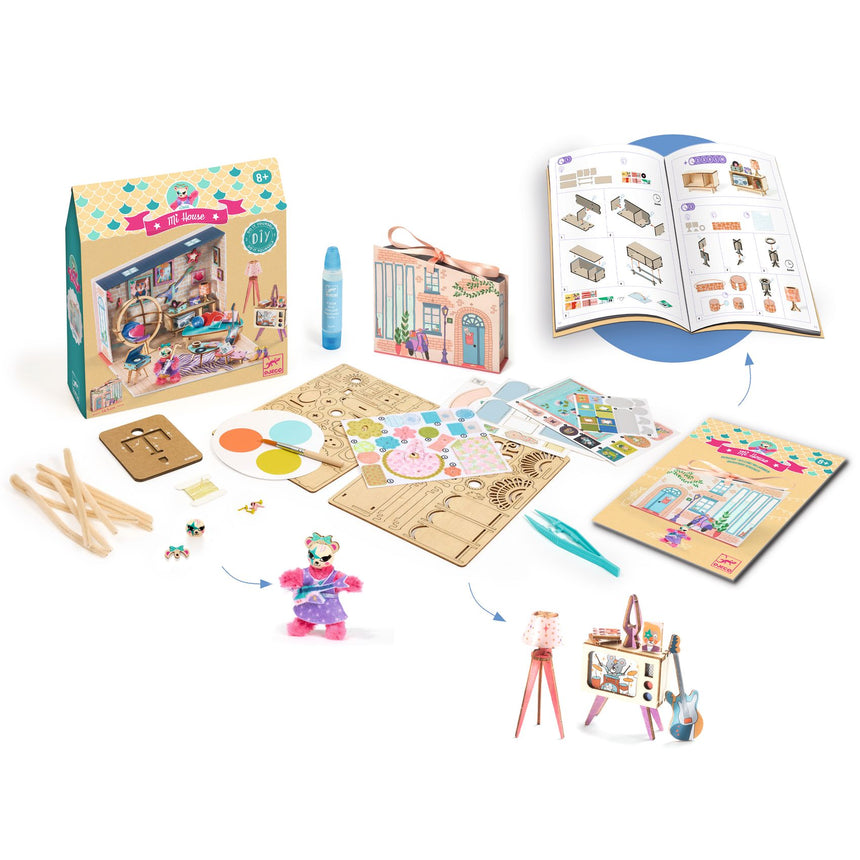 Djeco - Mi House miniature room craft kit - Stella | Scout & Co