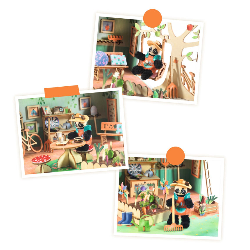 Djeco - Mi House miniature room craft kit - Olive | Scout & Co