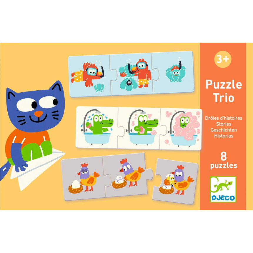 Djeco - Puzzle Trio - Stories | Scout & Co