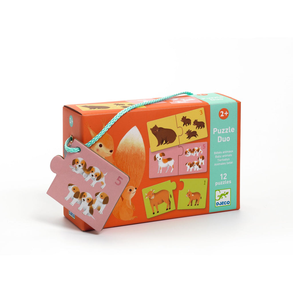 Djeco - Baby Animals puzzle duo | Scout & Co