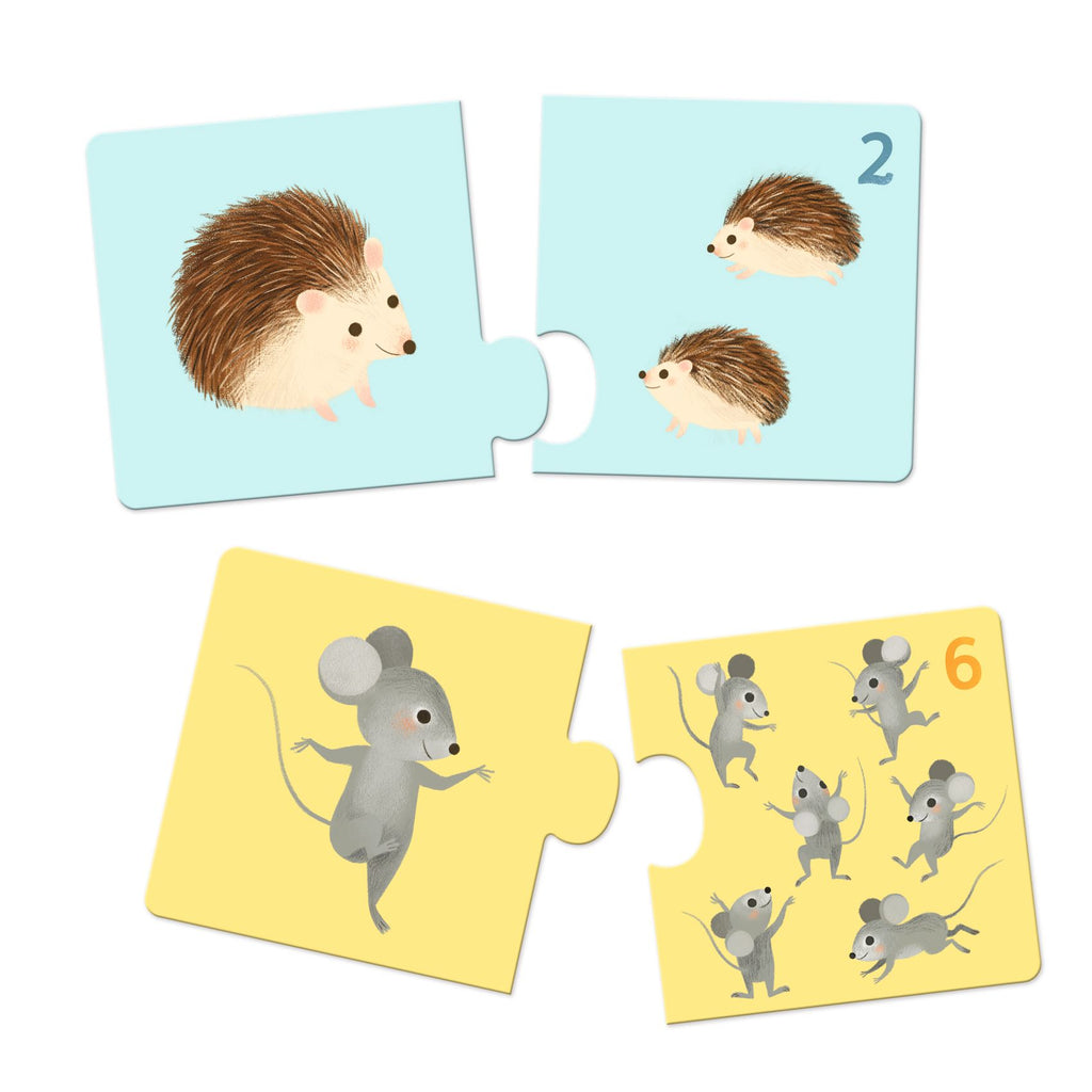 Djeco - Baby Animals puzzle duo | Scout & Co