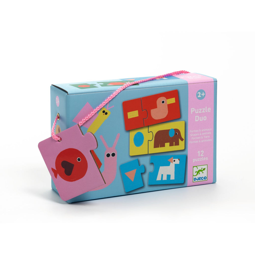 Djeco - Shapes & Animals duo puzzle | Scout & Co