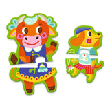 Djeco - Big & Small On The Farm - duo jigsaw puzzle | Scout & Co