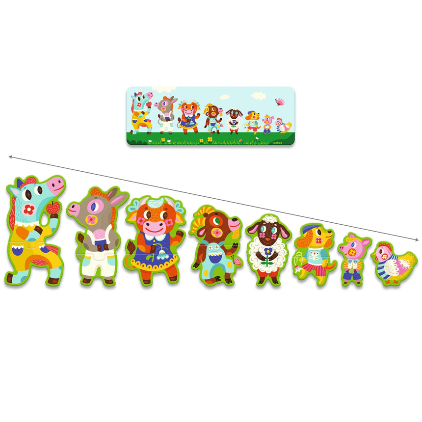 Djeco - Big & Small On The Farm - duo jigsaw puzzle | Scout & Co