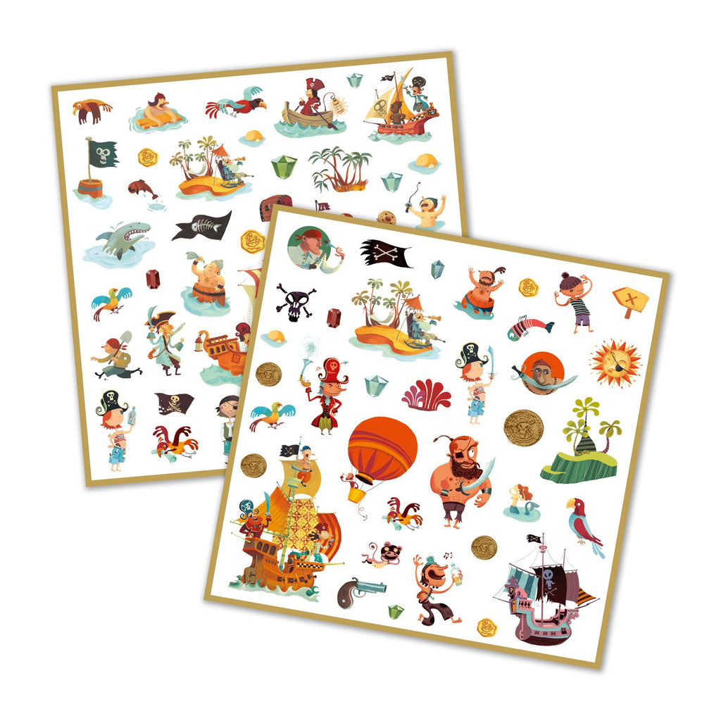 Djeco - Pirates stickers | Scout & Co