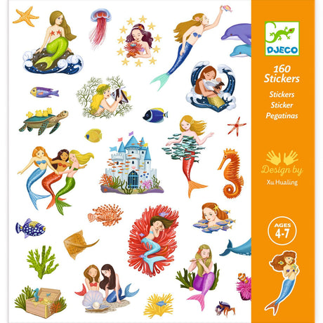 Djeco - Mermaids stickers | Scout & Co