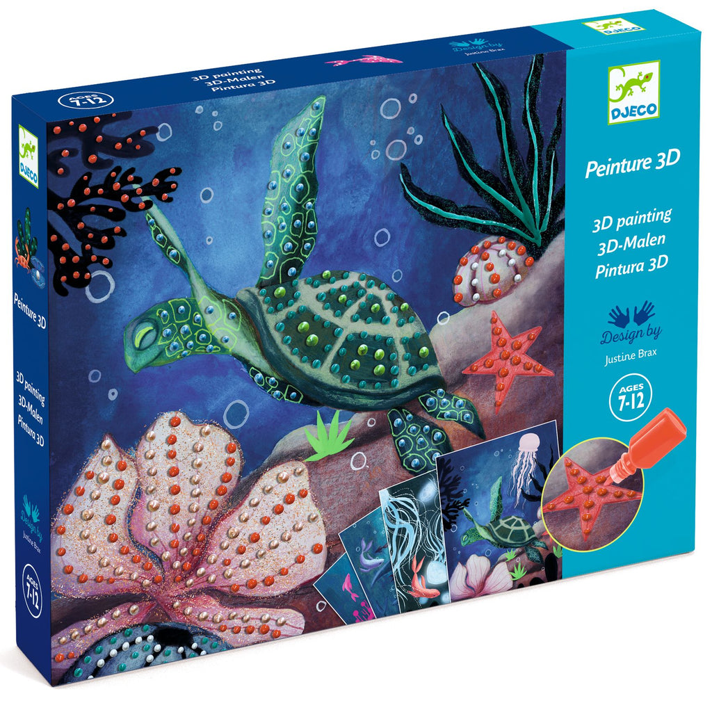 Djeco - 3D Painting craft kit - Ocean Depths | Scout & Co