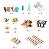 Djeco - Pipe cleaner threading craft kit - My Animals | Scout & Co