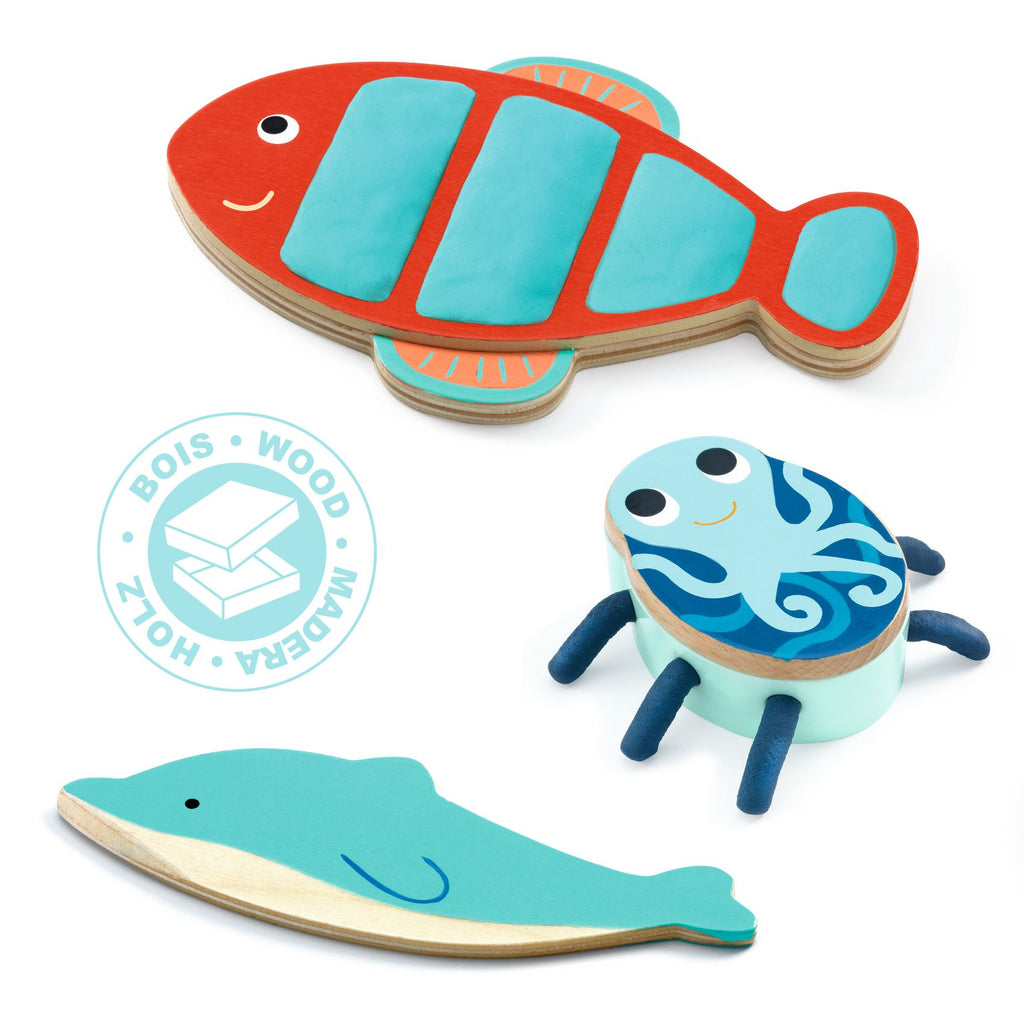 Djeco - Modelling clay - My Sea Creatures | Scout & Co