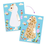 Djeco - Fluffy Friends wool & velcro collage kit | Scout & Co