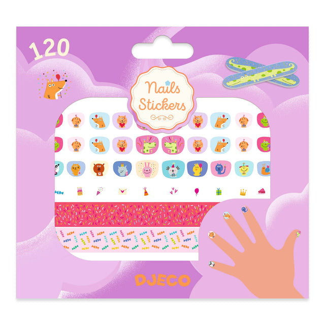 Djeco - Nail stickers - Happy Birthday! | Scout & Co