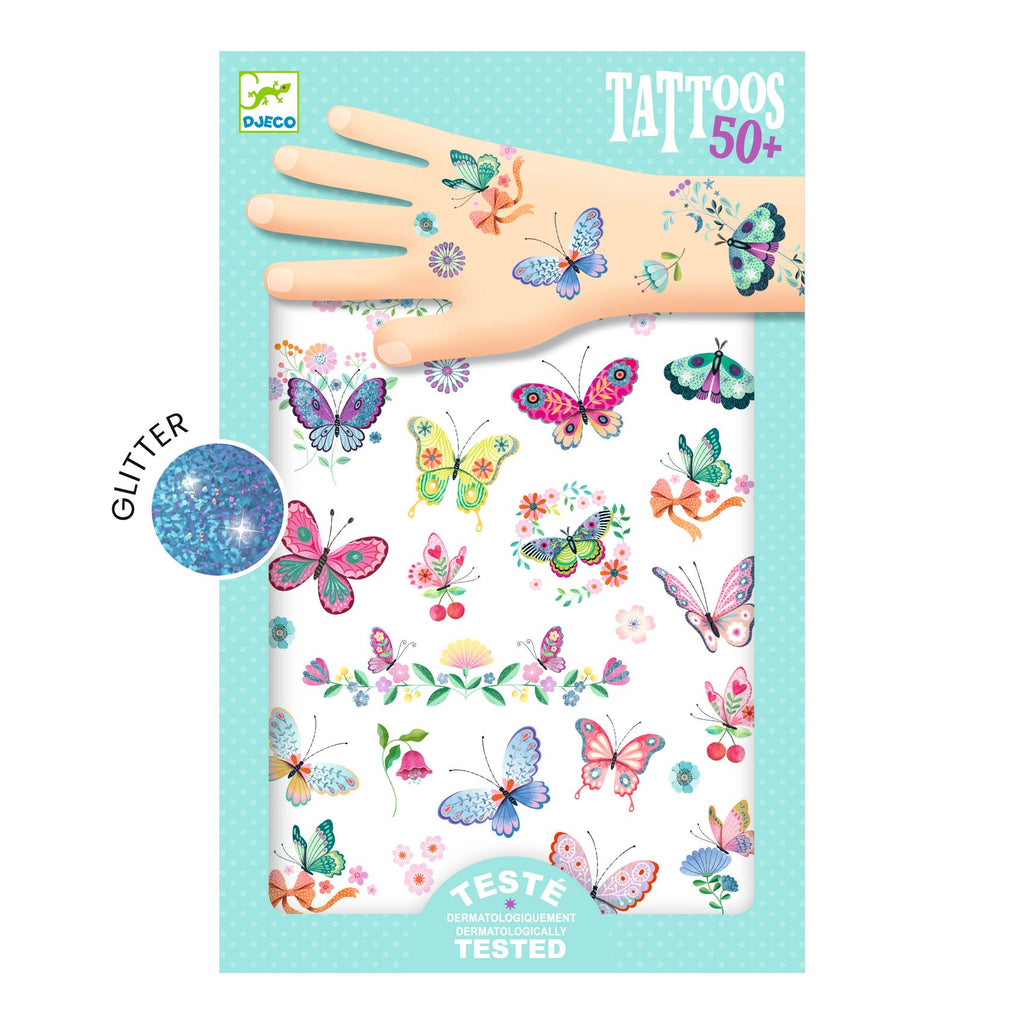 Djeco - Dream Butterflies temporary tattoos | Scout & Co