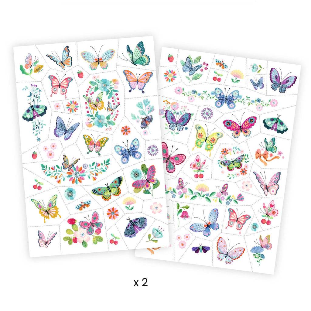 Djeco - Dream Butterflies temporary tattoos | Scout & Co