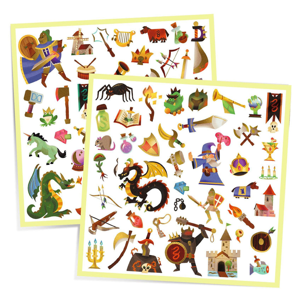 Djeco - Medieval Fantasy stickers | Scout & Co