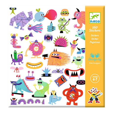 Djeco - Monster stickers | Scout & Co