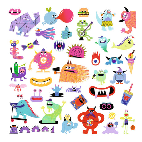 Djeco - Monster stickers | Scout & Co