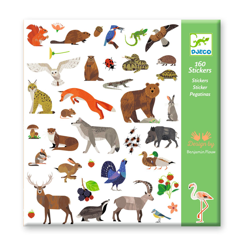 Djeco - Fauna stickers