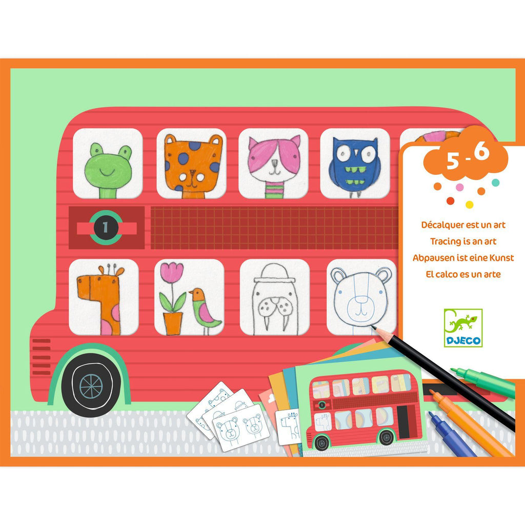 Djeco - Tracing Is An Art drawing activity kit | Scout & Co