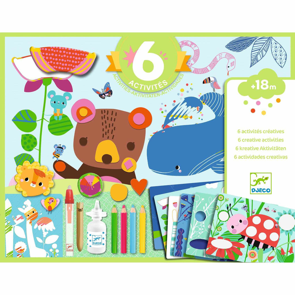 Djeco - The Mouse & His Friends: 6 activities craft set | Scout & Co