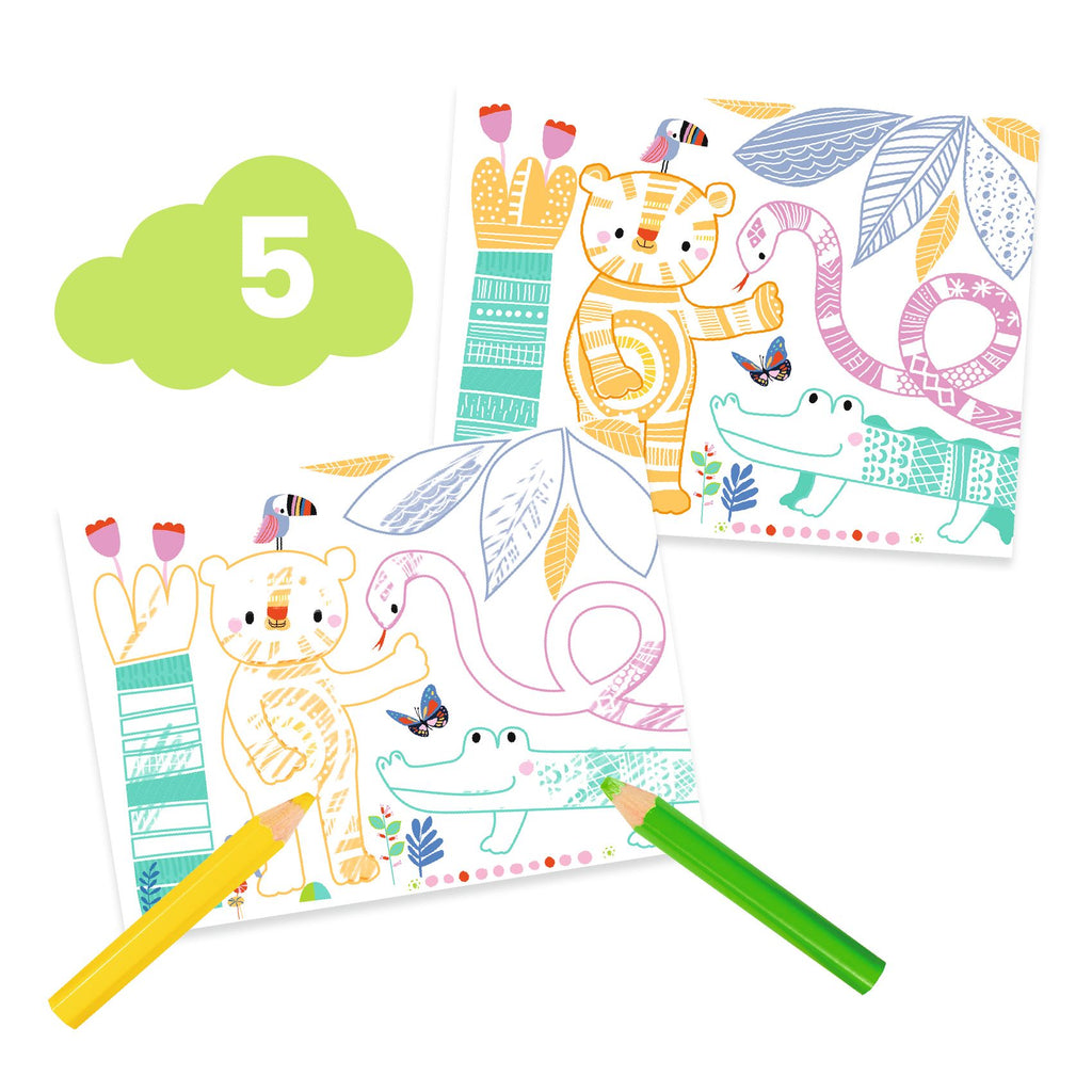 Djeco - The Mouse & His Friends: 6 activities craft set | Scout & Co