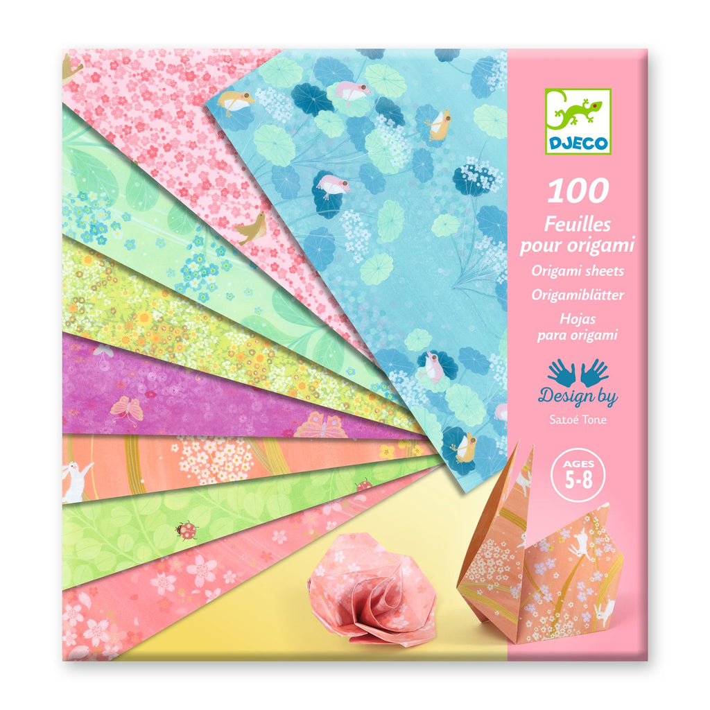 Djeco - Haru origami paper - 100 sheets | Scout & Co