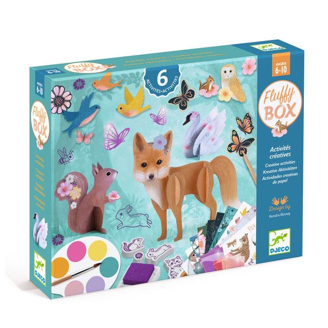 Djeco - Fluffy Box: 6 crafts set | Scout & Co