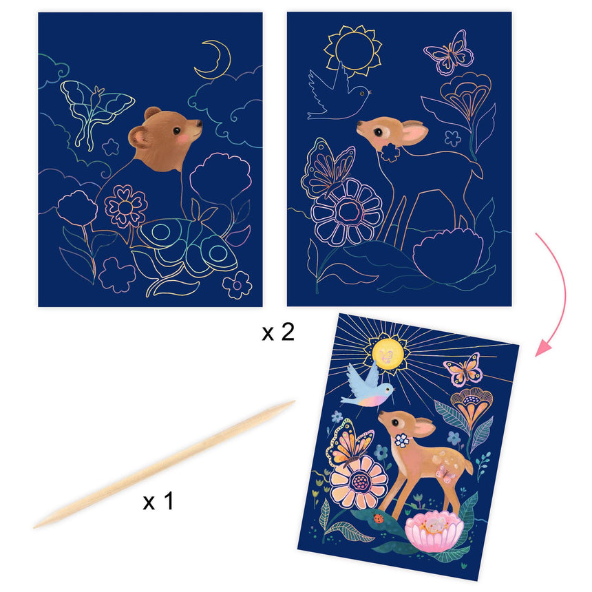 Djeco - Fluffy Box: 6 crafts set | Scout & Co