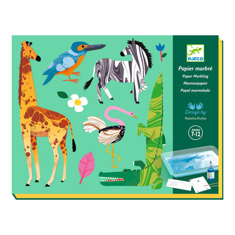 Djeco - Colourful paper marbling craft set | Scout & Co