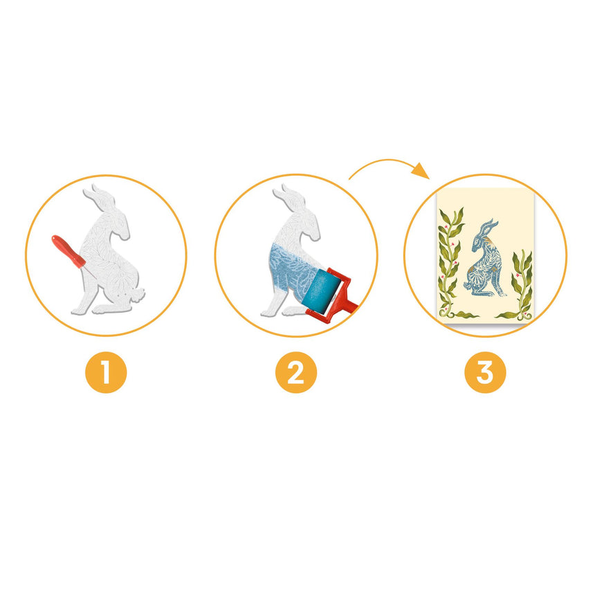 Djeco - Passionflower engraving craft kit