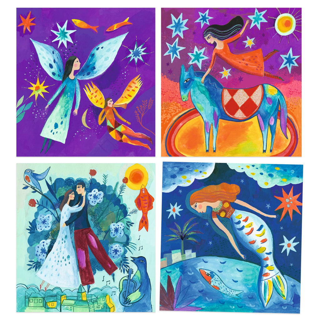 Djeco - Inspired By Marc Chagall painting craft kit - In A Dream | Scout & Co