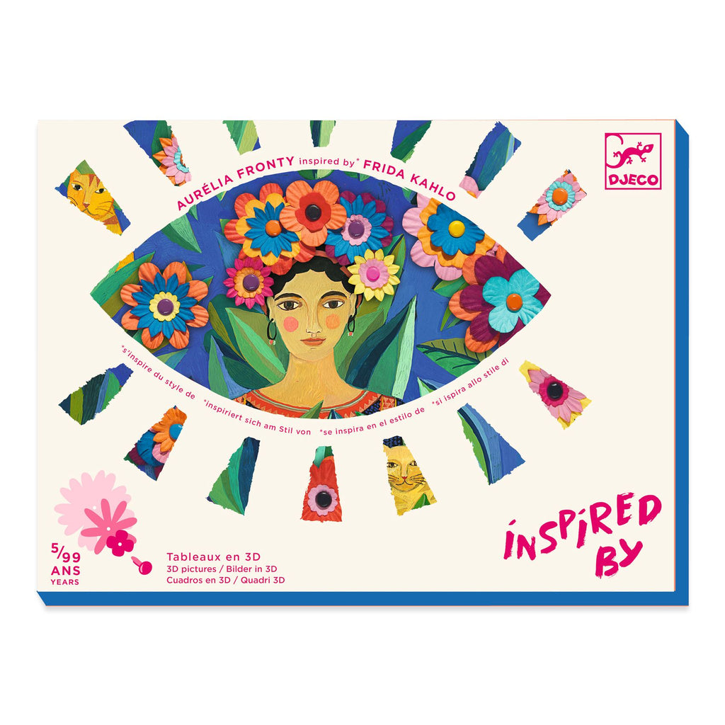 Djeco - Inspired By Frida Kahlo 3D art craft kit - Coyoacán | Scout & Co