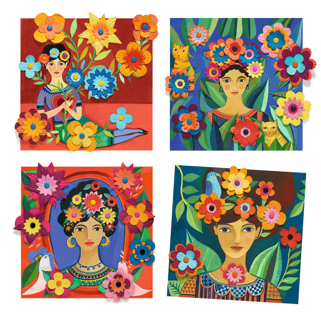 Djeco - Inspired By Frida Kahlo 3D art craft kit - Coyoacán | Scout & Co