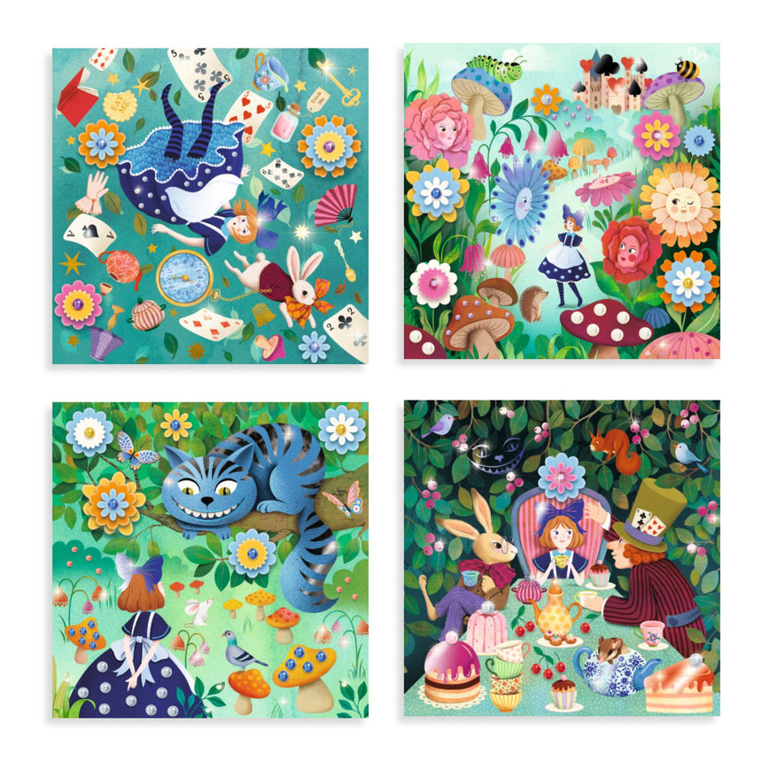Djeco - Fairy Tales To Decorate - In Wonderland