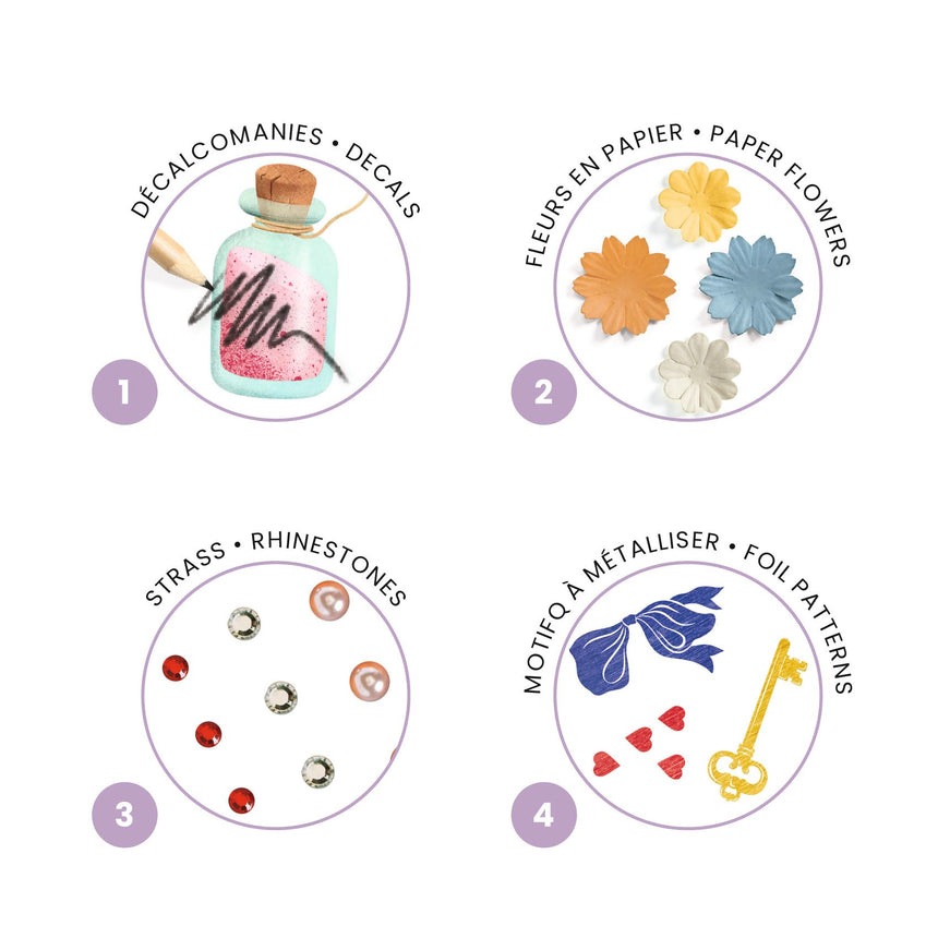 Djeco - Fairy Tales To Decorate - In Wonderland