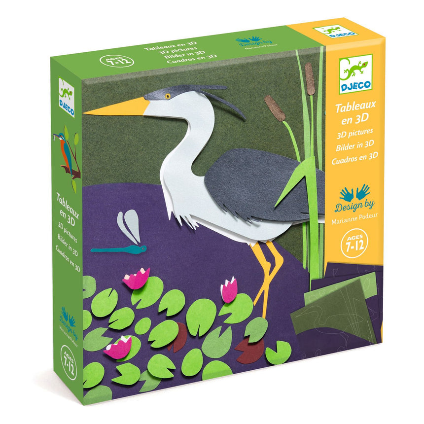 Djeco -  By The Water 3D pictures craft kit