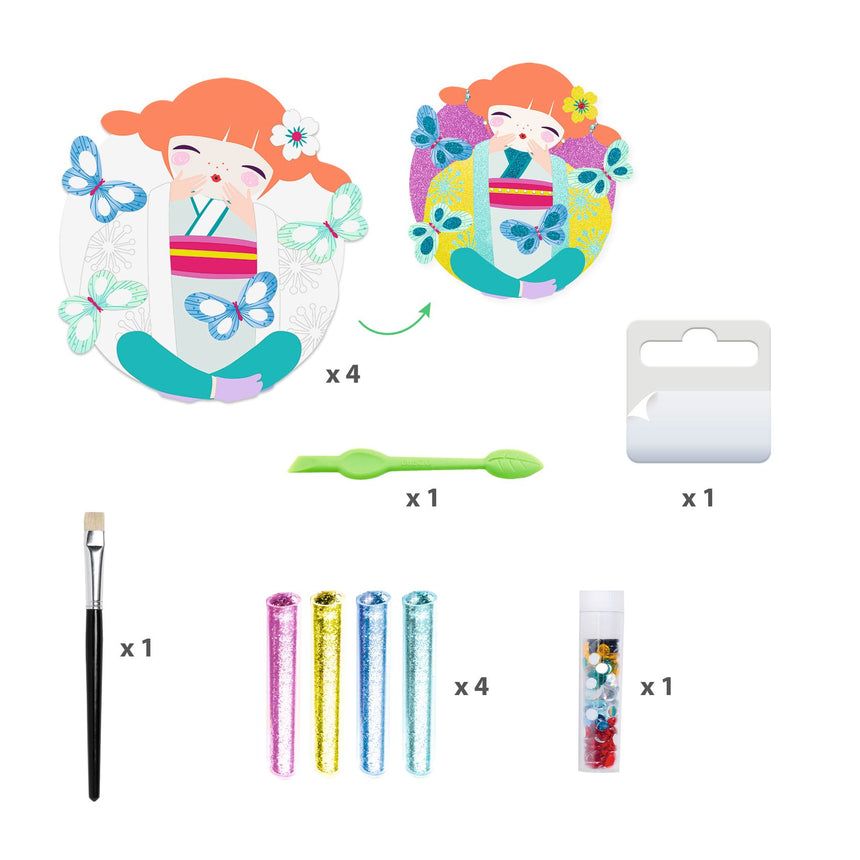 Djeco - Onnanoko glitter boards set | Scout & Co