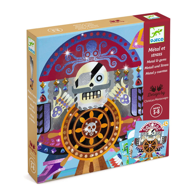 Djeco - Up & At 'Em! Pirates metal & gems craft set | Scout & Co