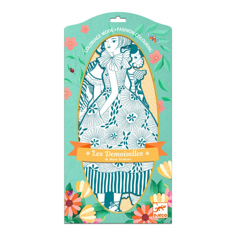 Djeco - Les Demoiselles colouring - Rebekka & Friends | Scout & Co