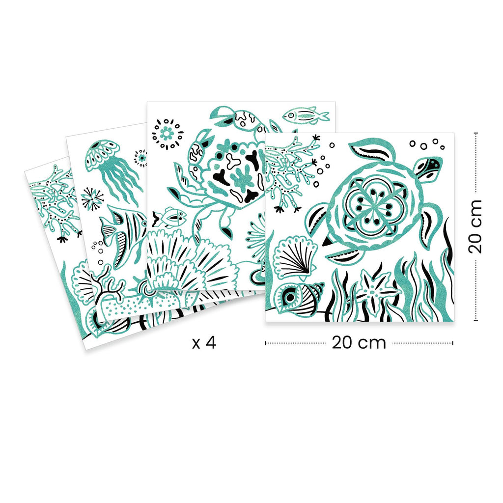 Djeco - Under The Sea shiny colouring | Scout & Co