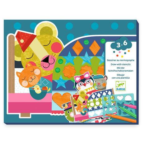 Djeco - Neat But Fun stencil painting set | Scout & Co