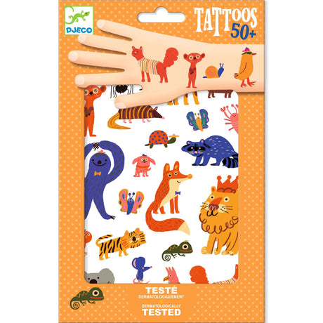 Djeco - Funny Animals temporary tattoos | Scout & Co
