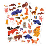 Djeco - Funny Animals temporary tattoos