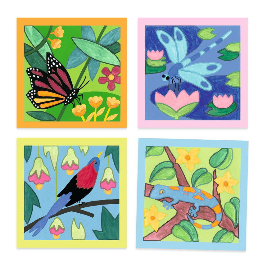 Djeco - Painting cards - Indonesia