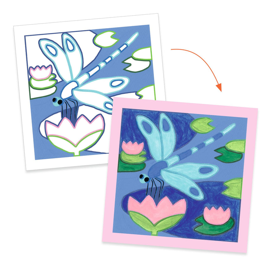 Djeco - Painting cards - Indonesia