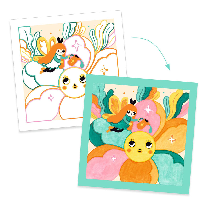 Djeco - Painting cards - Magical Garden | Scout & Co