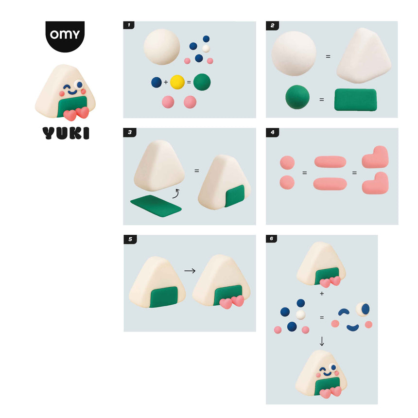 OMY - Air Dry Clay kit - Yuki | Scout & Co