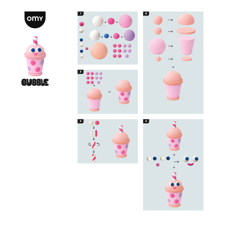OMY - Air Dry Clay kit - Bubble | Scout & Co