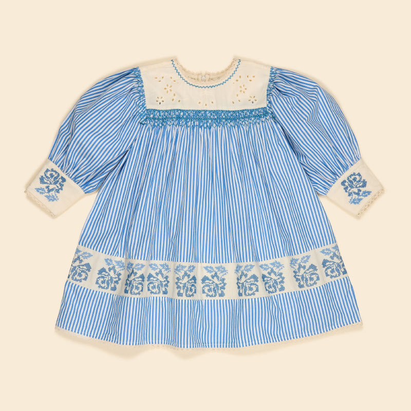Apolina - Dora dress - Lakeside Stripe | Scout & Co