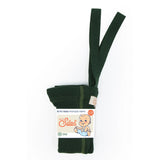 Silly Silas - Footless cotton tights with braces - Dark Forest Green | Scout & Co